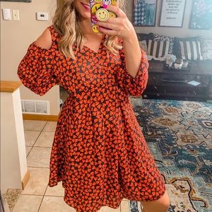 Disney Alice in wonderland dress. Modeled on a person that wears small/medium.